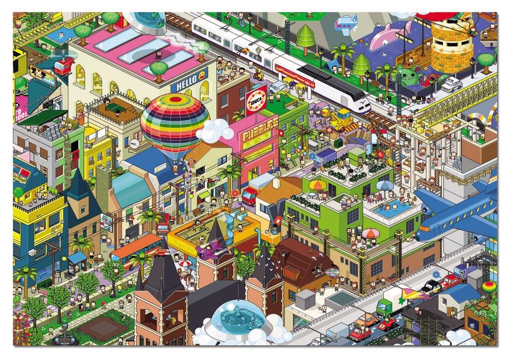 Educa Borras Day in The City- Pixel Puzzle
