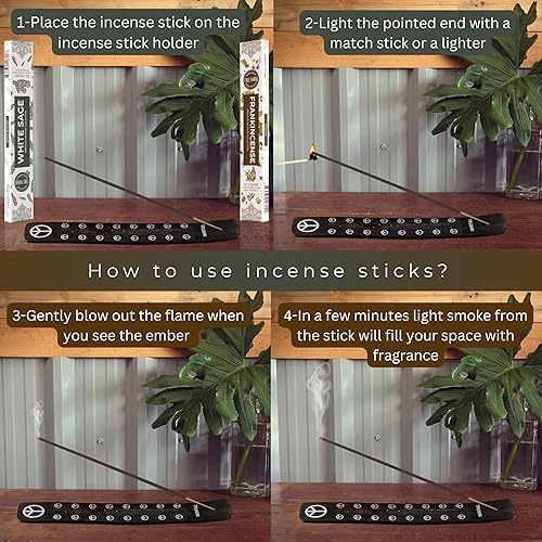Vista 163 de Trumiri Incense Sticks - Combo Pack of 40 Insence-Sticks - 20 Rose + 20 Lavender - Insenses - Insents - Incents - Inscense - Incence - Incienso