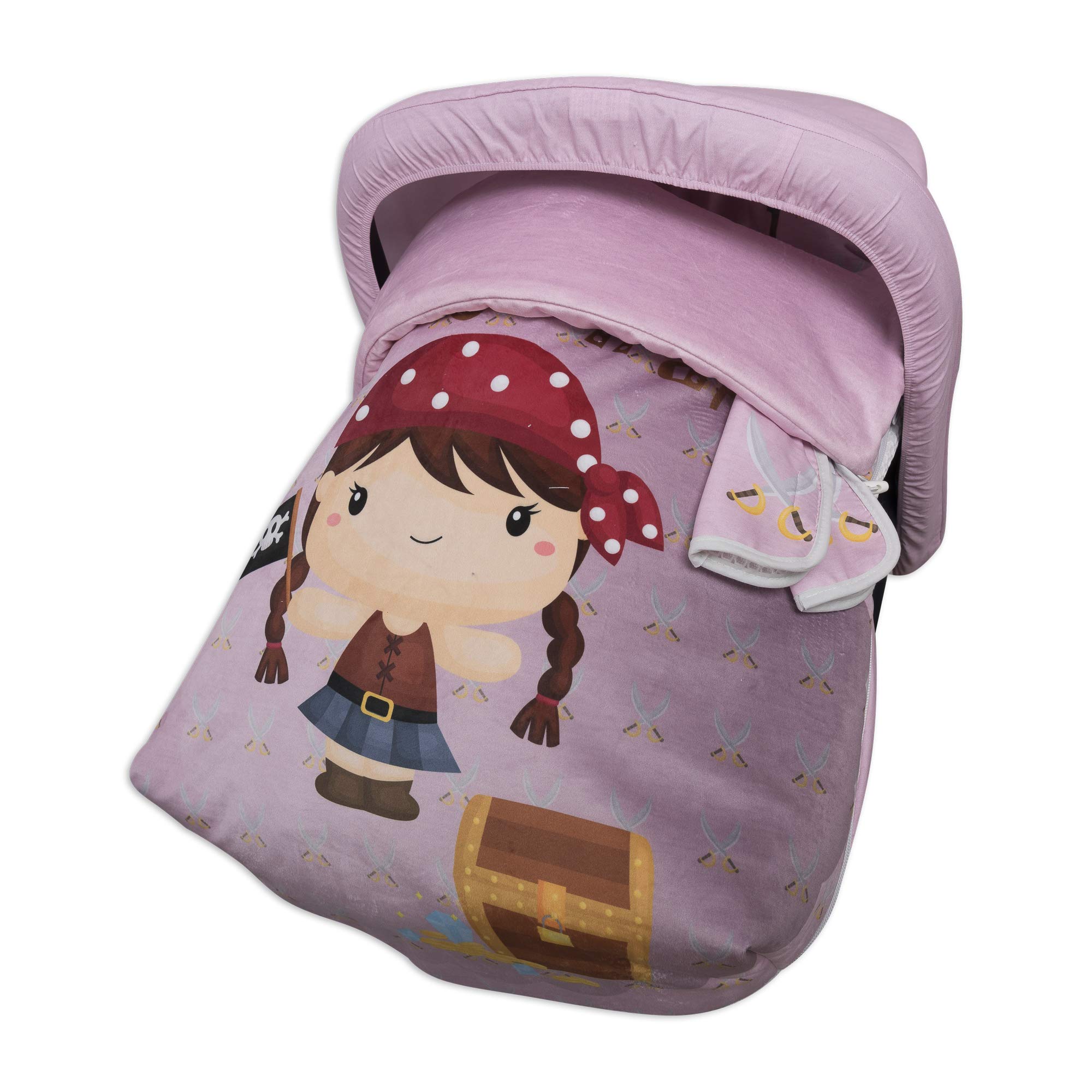 Saco Portabebé Universal Interestacional + Capota de Regalo!! Últimas unidades!!! (Pretty Pirate)