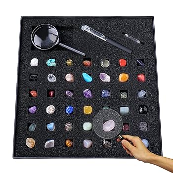 Prism Stone コレクションセット Amazon.co.jp: 本物の宝石とクリスタルセット, 本物の宝石