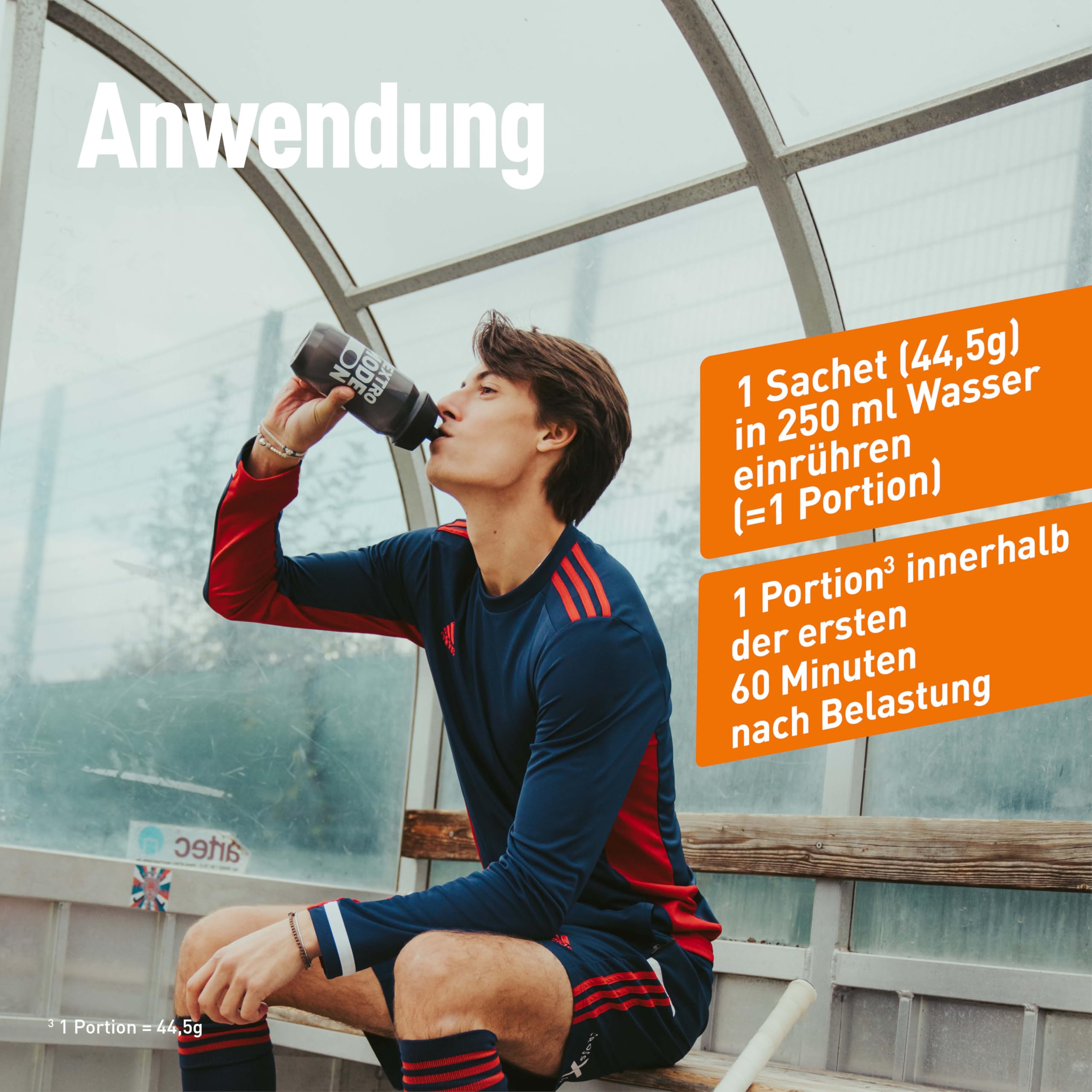 Dextro Energy Recovery Drink Tropical - 14x44,5g (14 Stück), Elektrolyt Pulver mit Magnesium, Vitamin E, C, B1, B2, B3, B6, B12, Folsäure, Pantothensäure, 3:1 Kohlenhydrat Protein Mix, Regeneration