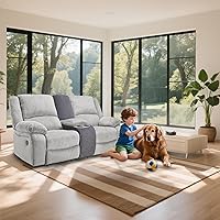 Vista 360 de Fundas 100% impermeables para sofá reclinable seccional, fundas para sofá reclinable en forma de L, funda para sofá seccional de esquina