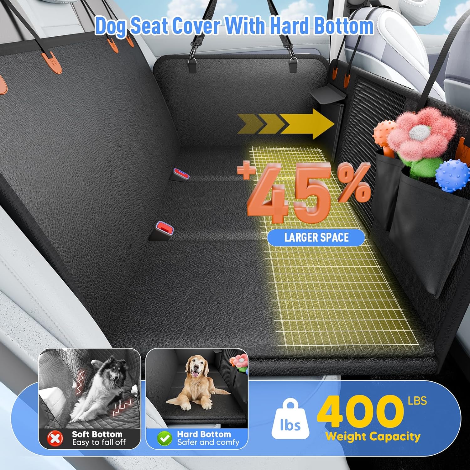 Ultimate Comfort: Hard Bottom Dog Car Seat Hammock Review