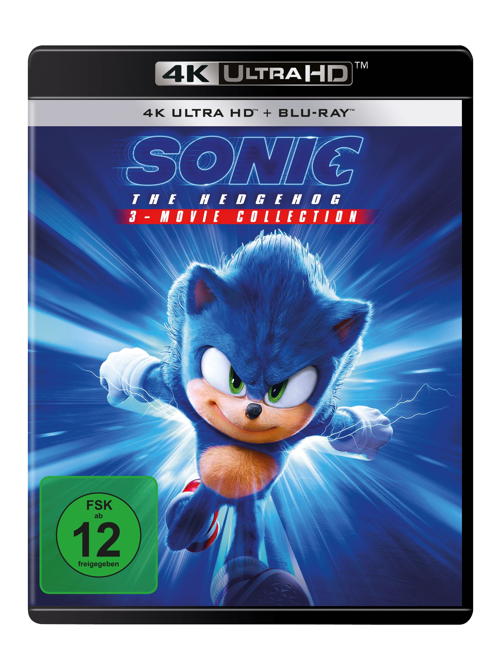 Sonic the Hedgehog Collection – 3-Movie Collection (4K Ultra HD + Blu-ray)