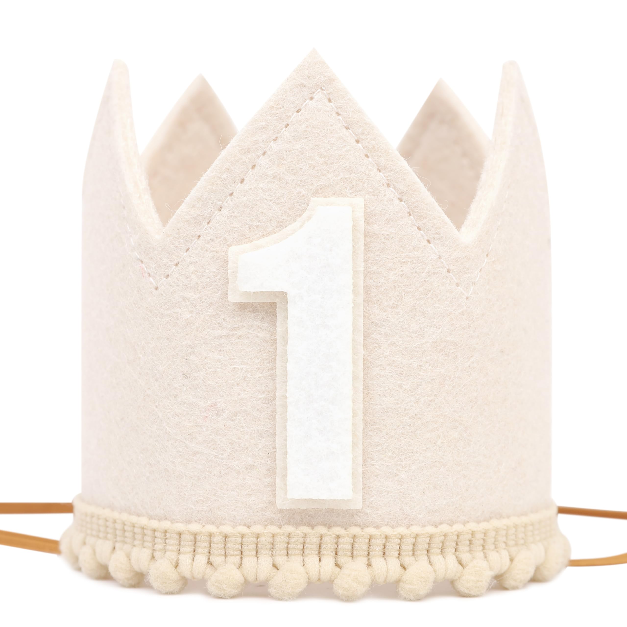 First Birthday Crown - Crown Hat for Baby Boy/Girl, 1st Birthday Party Decoration, Cake Smash Photo Props, Outfits for Baby (Boho 1st Birthday Crown)