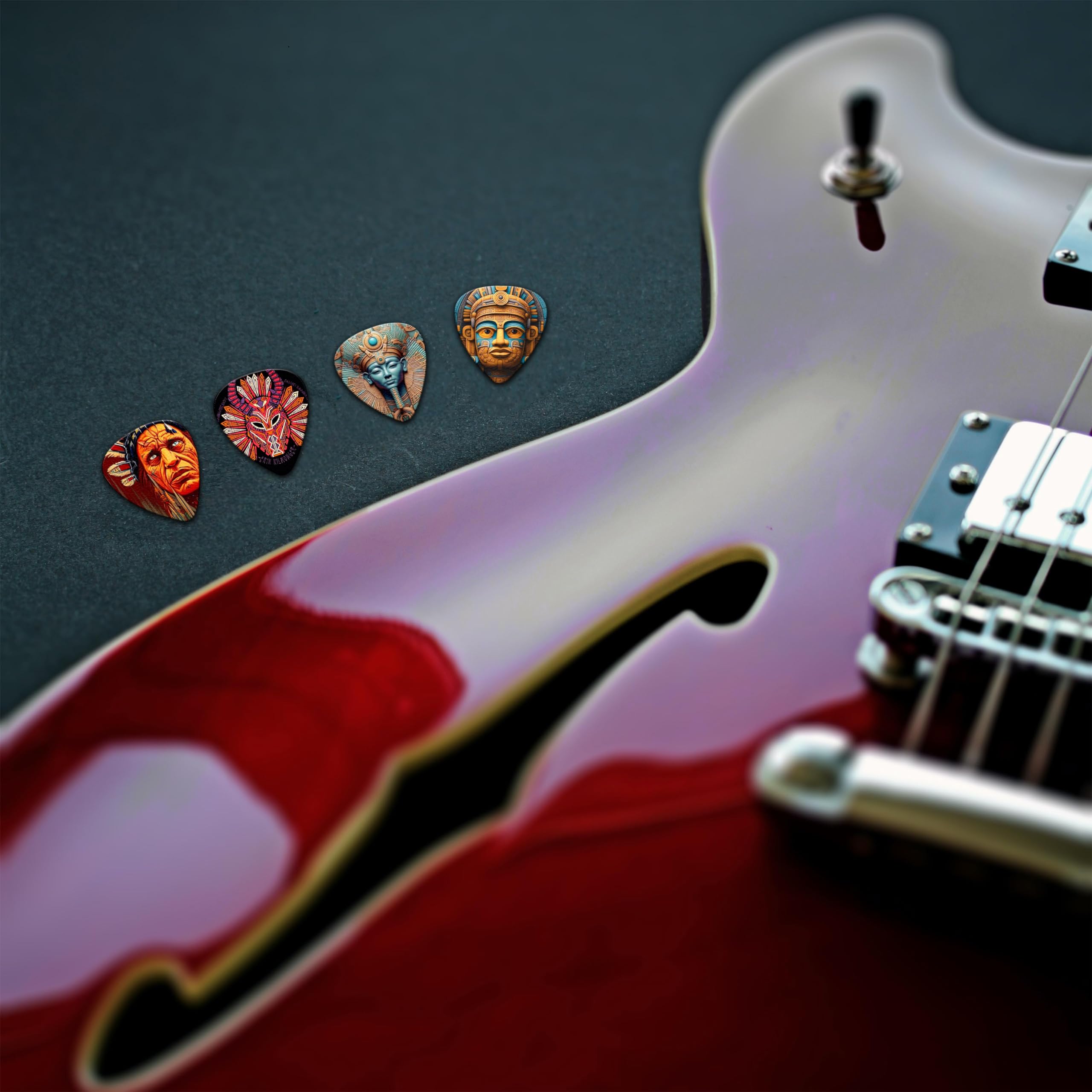 Plettro Chitarra Personalizzato - 0.46 Mm, Per Chitarra E Basso - Foto 13