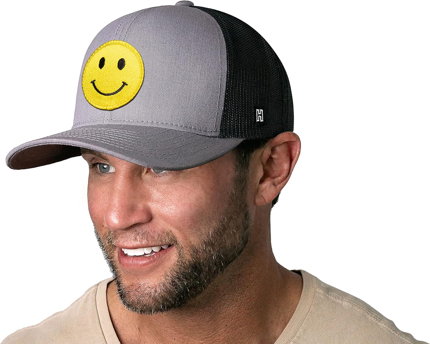 HAKA Peace & Vibes Trucker Hat for Men & Women, Kind Adjustable Baseball Hat, Mesh Snapback, Comfort-fit Sweatband, Golf Hat