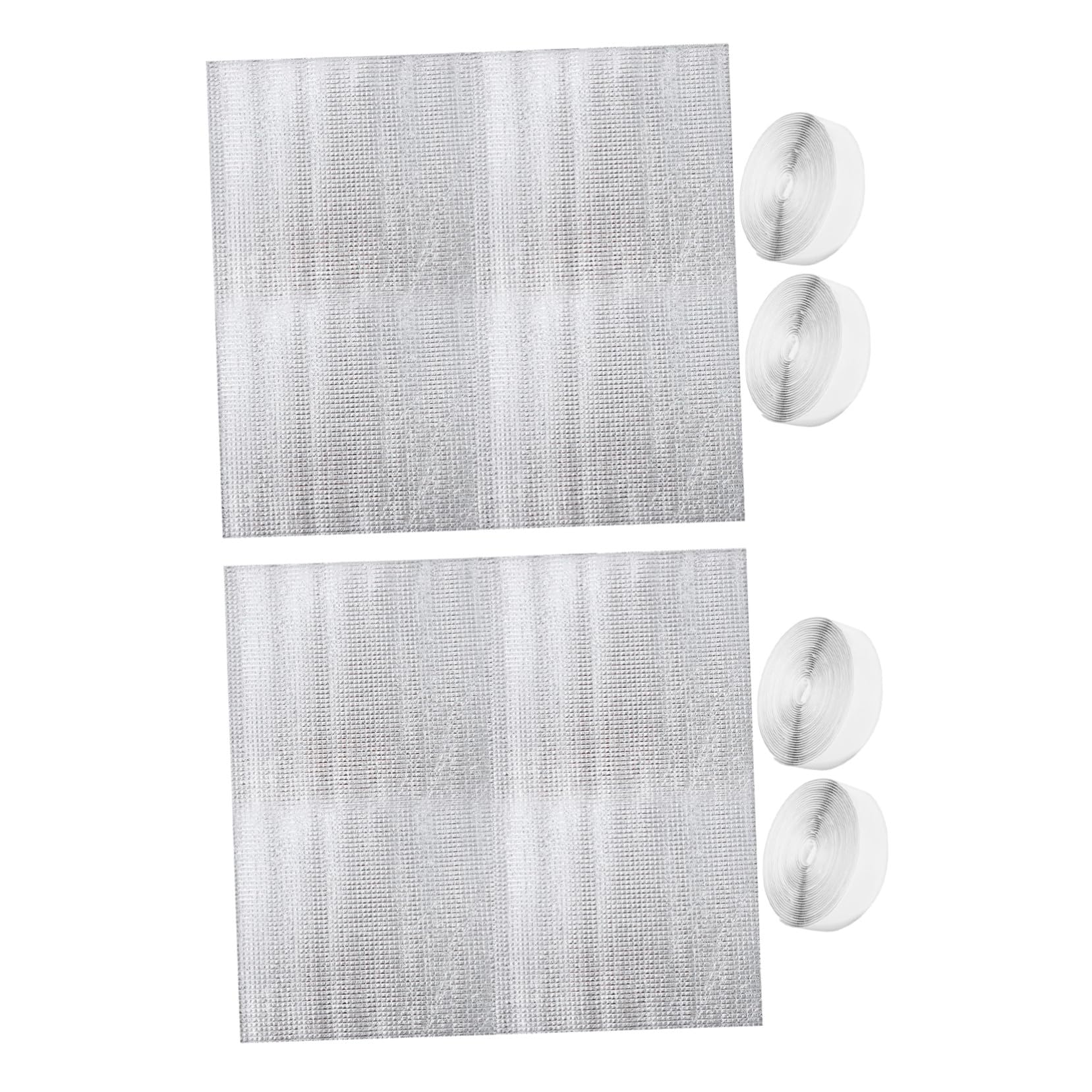 Copertura Isolante per Ventilatore da Soffitta 2 Set Argento | Alluminio, Alta Prestazione Isolante e Durevolezza, Vacanze Estive, Uso Domestico su Soffitto