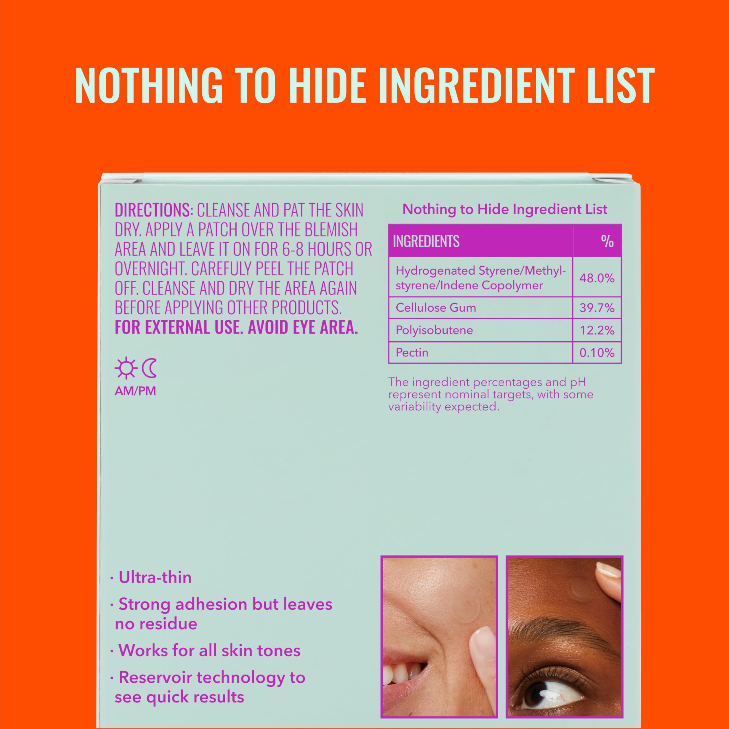 Good Molecules Pimple Patches for Face, 60 Pack – Ultra-Thin Hydrocolloid Acne & Zit Patches, Invisible Under Makeup, Clinically Tested Acne Spot Treatment: 180 Patches