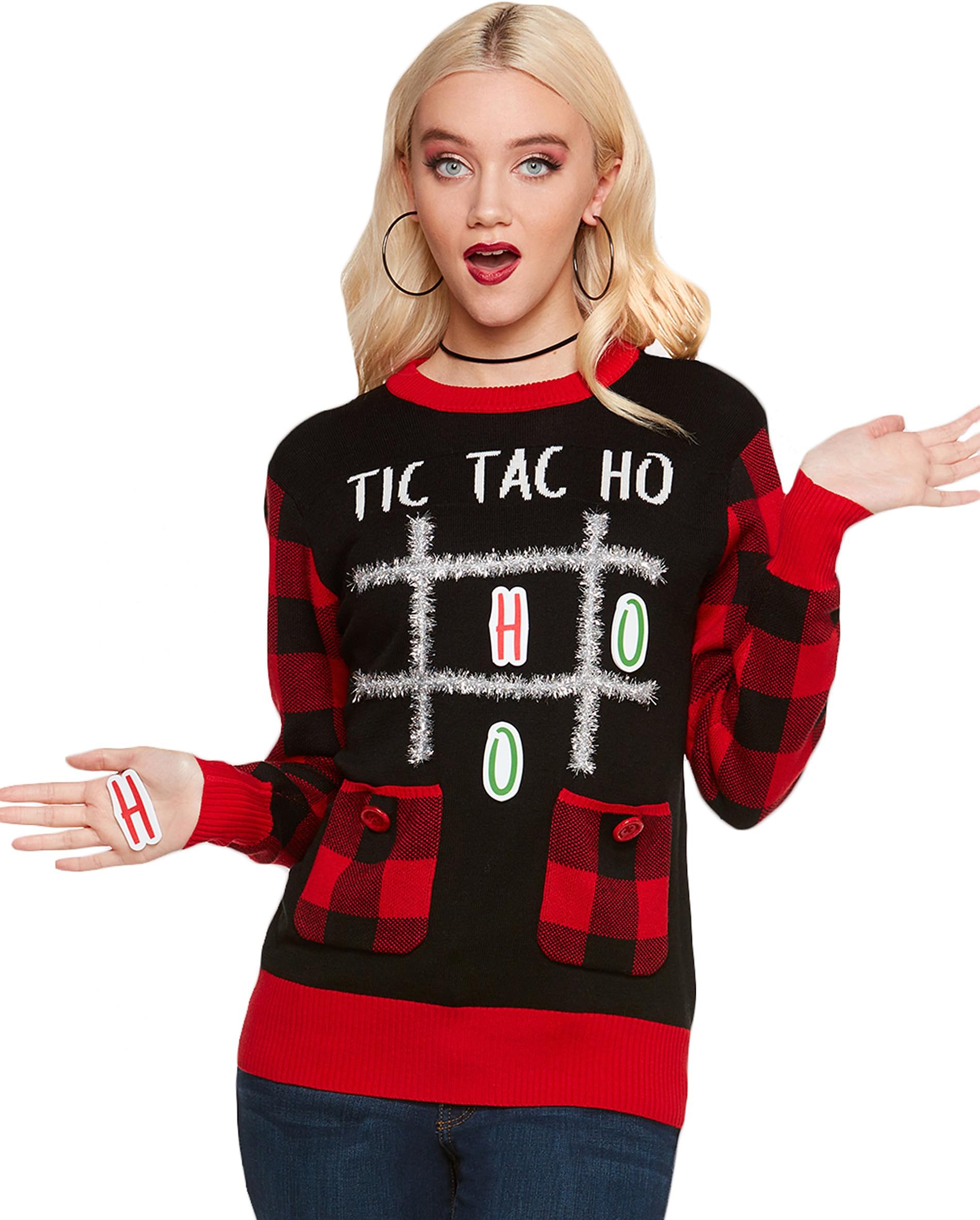 Ugly Christmas Sweater - Tic Tac Ho
