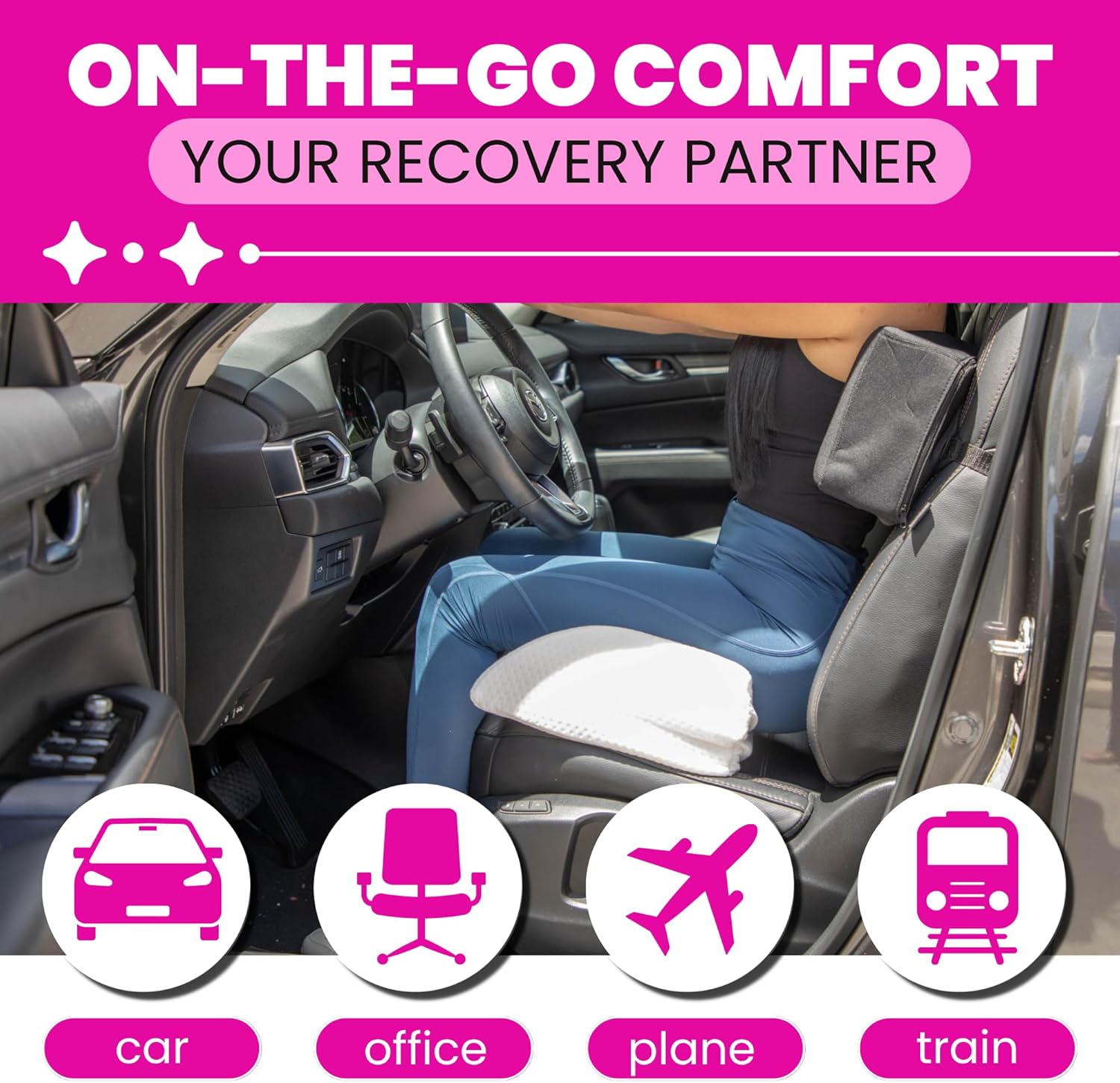 XXL BBL Pillow After Surgery Lifting Cushions, Soft Brazilian Butt Lift Pillow After Surgery, Post Surgery Pillows BBL Recovery Must Haves, Butt Pillows for Sitting After Surgerys - Image 9