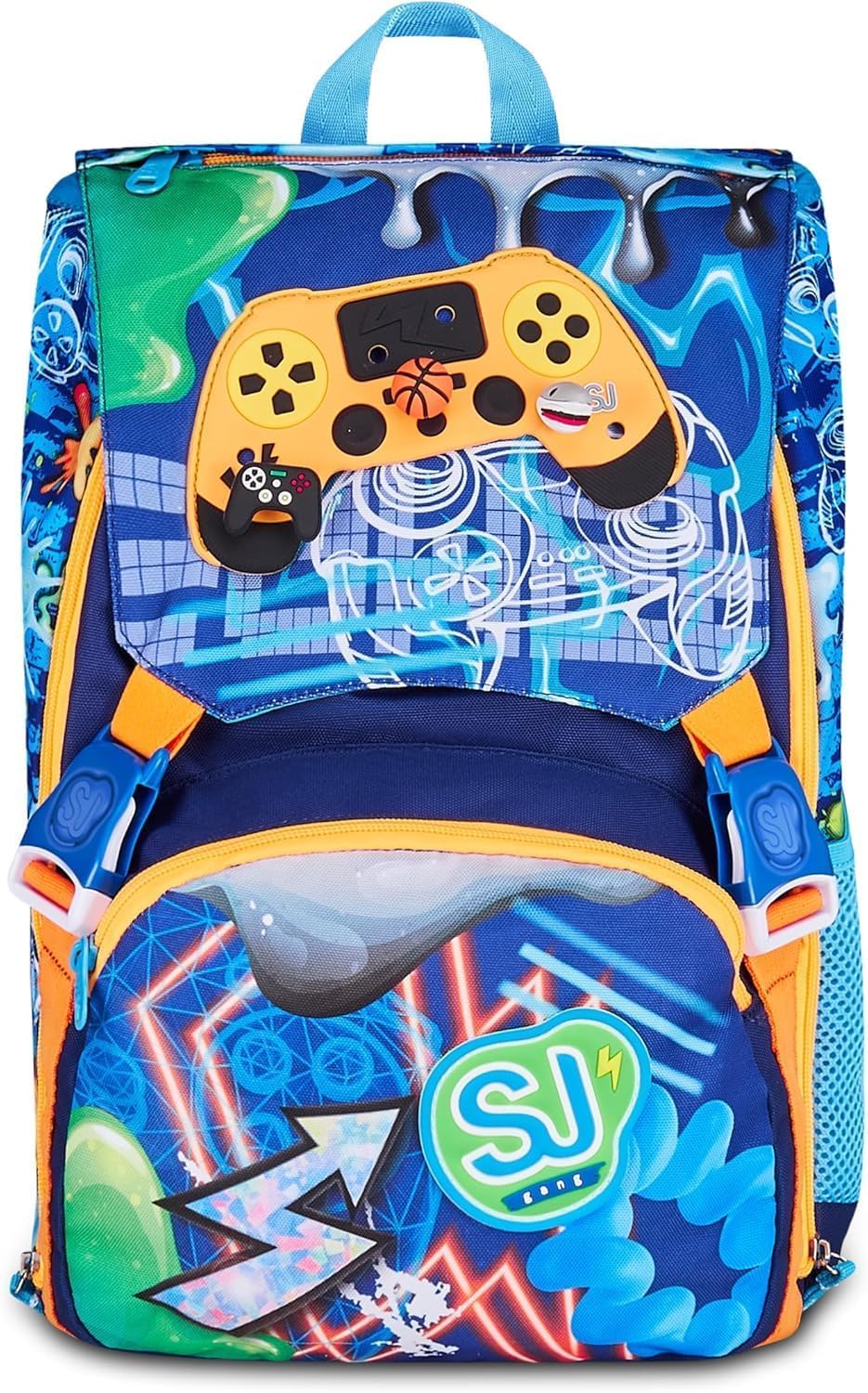 Schoolpack Zaino Seven SJ Gang Joystick Sport 43x27x16 cm + Astuccio Completo