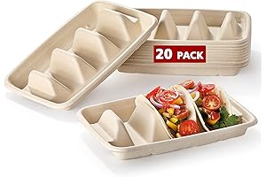Cokuma Taco Trays for Party - Taco Bar Serving Set