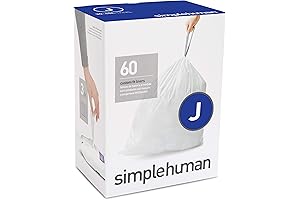Code J Custom Fit Trash Can Liners for Simplehuman J Trash Cans