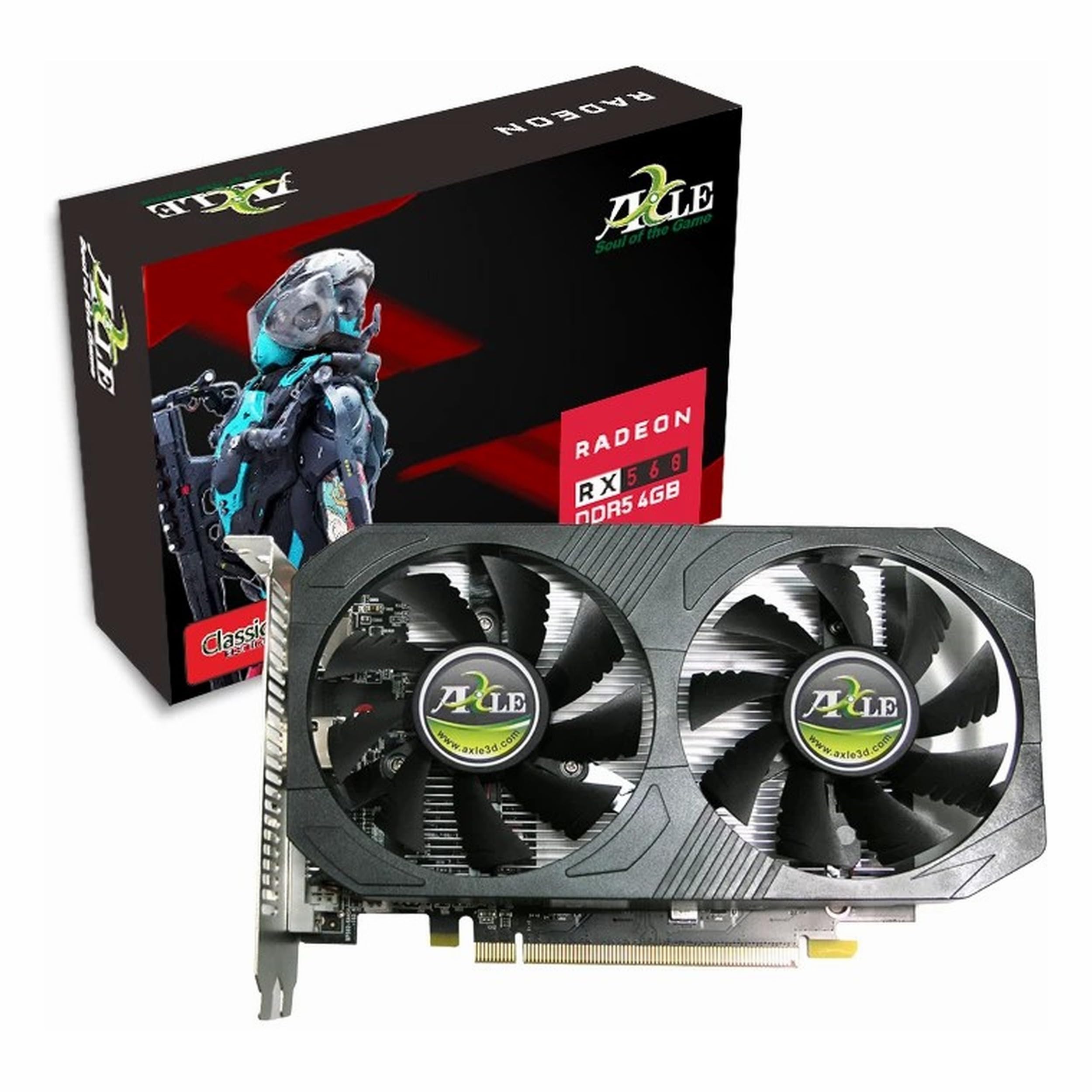 Axle Radeon RX560 4GB 128Bit DDR5 Dual Fan Ekran Kartı