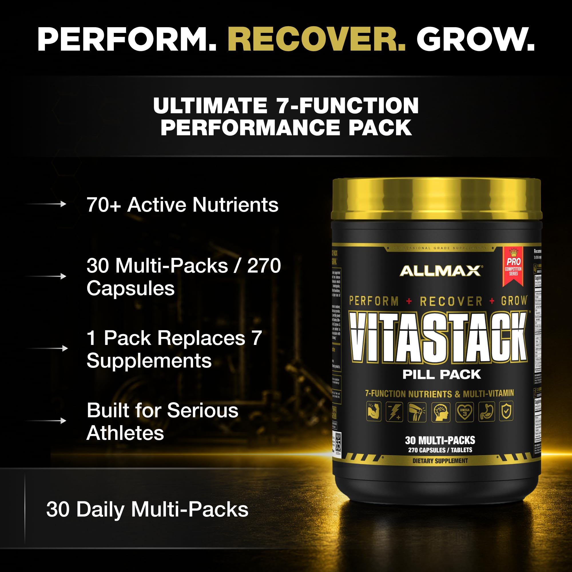 ALLMAX Vitastack Multivitamin Packs, 30 Count — Amazon image 7