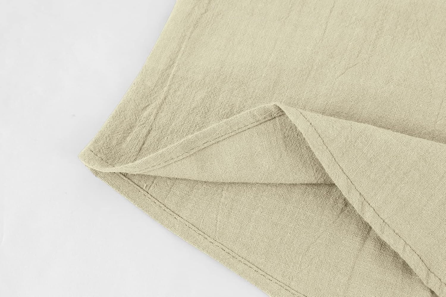 Mens Linen Cotton Henley Shirts Lightweight Button Up Casual Tees 3/4 Sleeve Beach Plain Pullover V Neck Summer Tops - Image 6