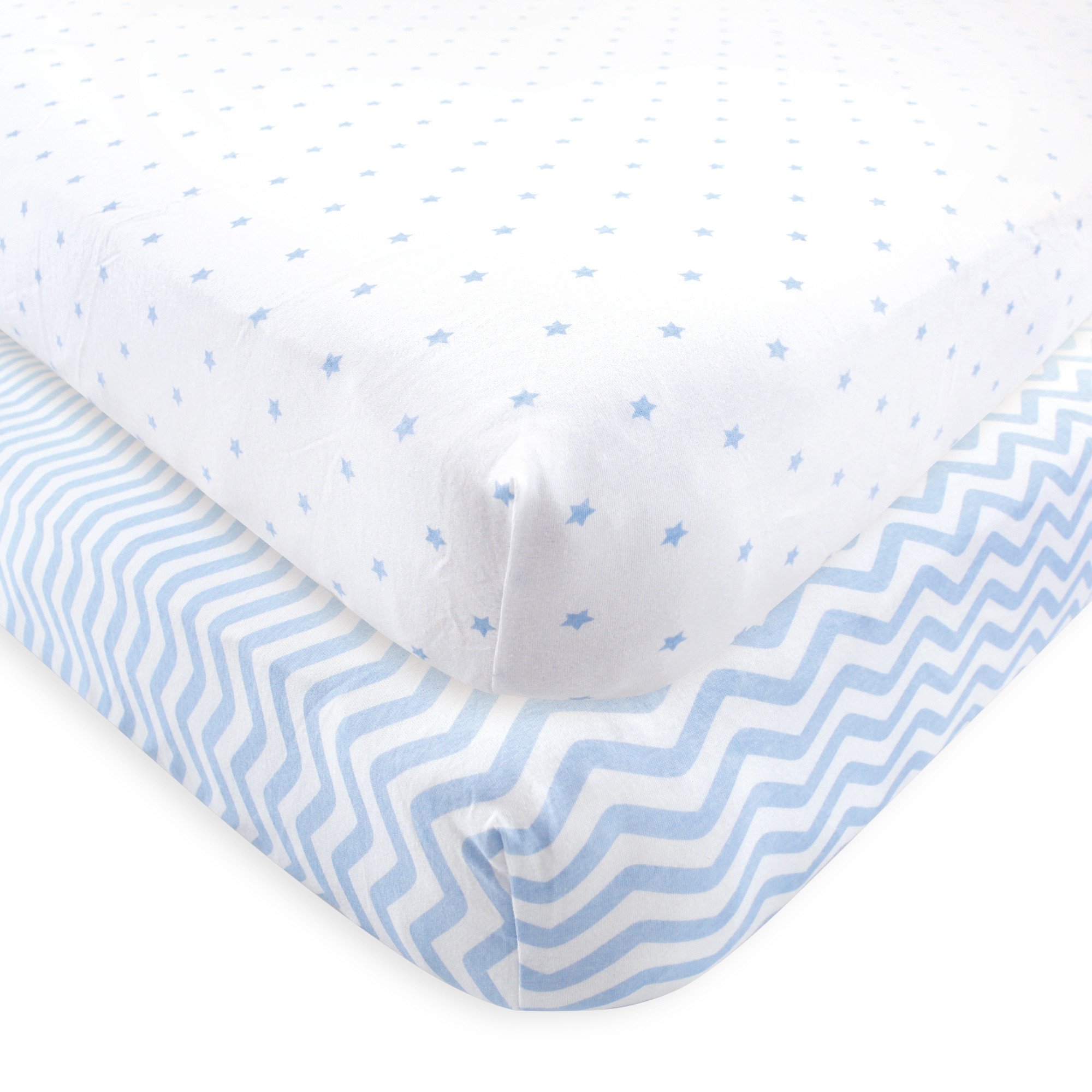 Drap housse berceau Luvable Friends pour des nuits calmes sous les étoiles