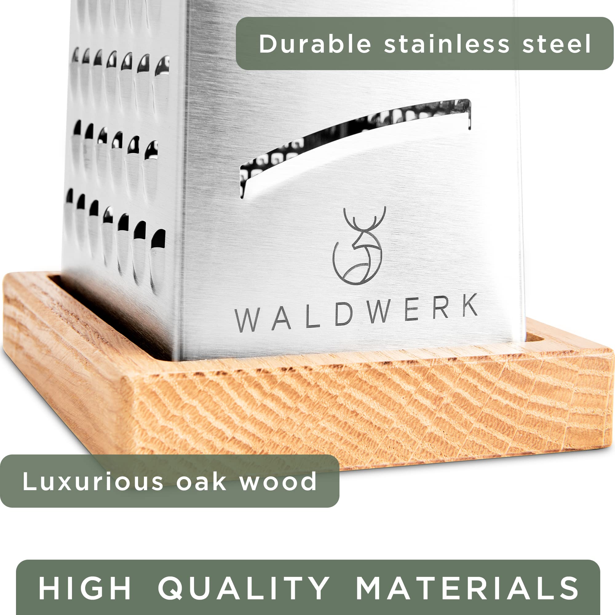 WALDWERK Rallador de 4 lados (rallador de 4 caras)