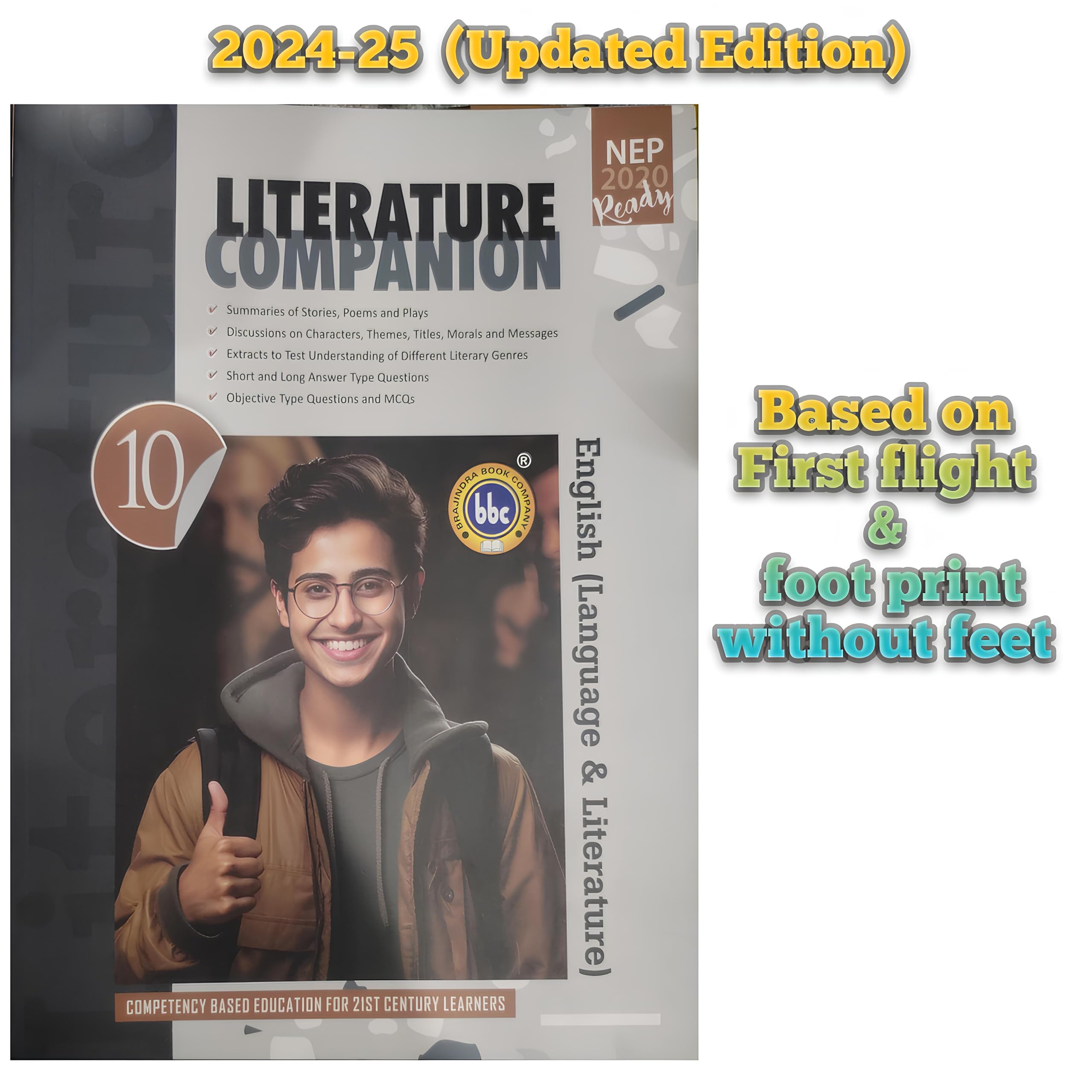 BBC | Literature Companion English Only | Class10 Cbse | For 2025 examinations | Paperback