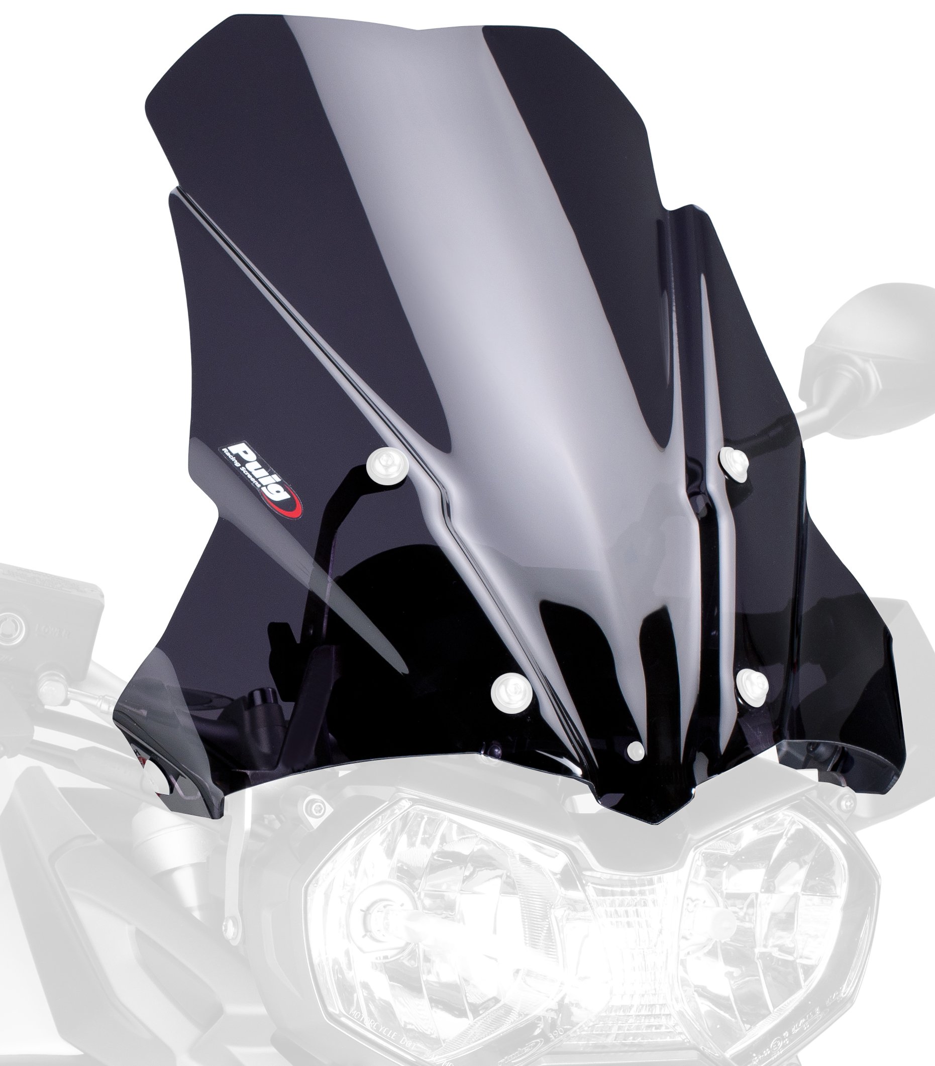 Puig 5652F Touring Windscreen, Dark Smoke, Medium : Amazon.co.uk