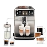 Saeco Xelsis Super Automatic Espresso Machine - LatteDuo Milk System&comma; 15 Coffee Varieties&comma; 8 User Profiles&comma; Touch Screen&comma; Stainless Steel&comma; &lpar;SM7685&sol;04&rpar;