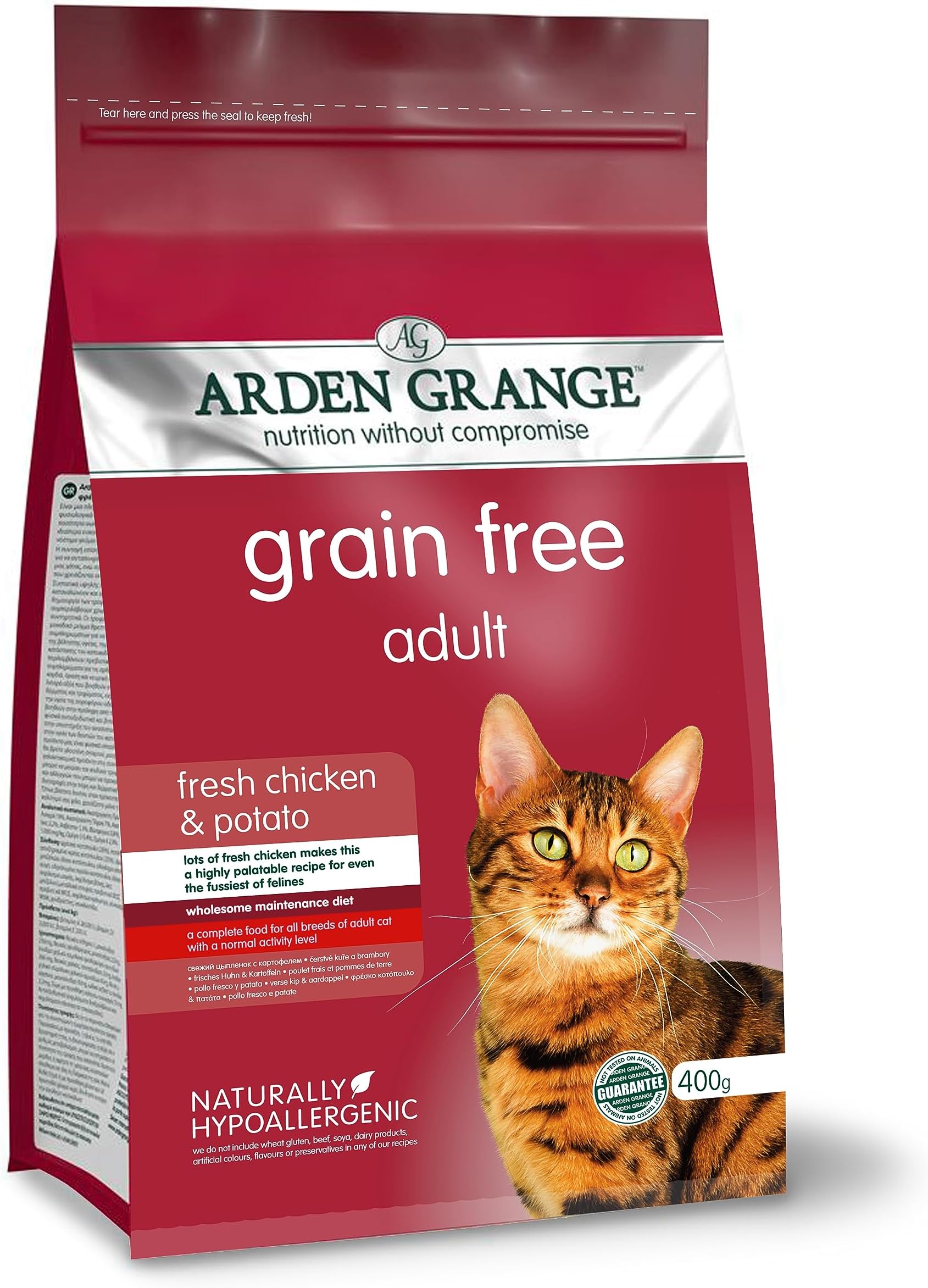 Adult Chicken Dry Cat Food 400 g