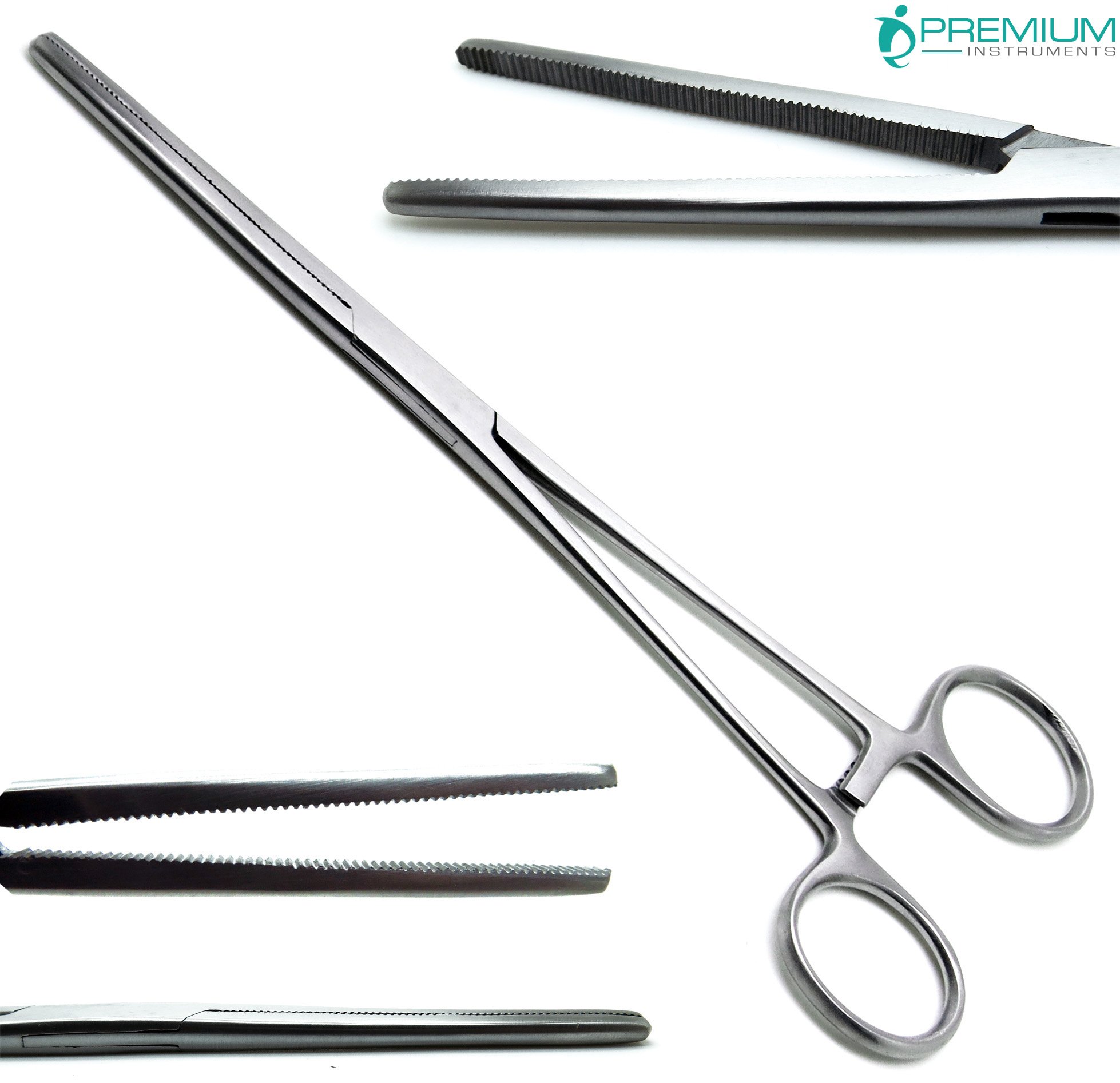 2 Pcs Pean Rochester Forcep 8" Straight & Curved Hemostat — ISO 9001 | CE Marked — Premium Instruments — Amazon image 4