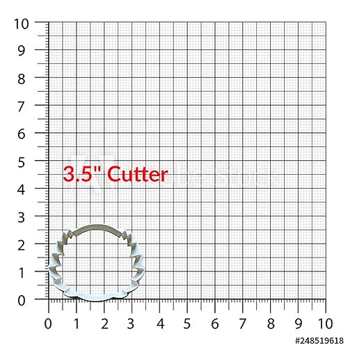 Miniatura 6 de Sweet Prints Inc Set of 2 Leaf Circle Cookie Cutters - Dishwasher Safe