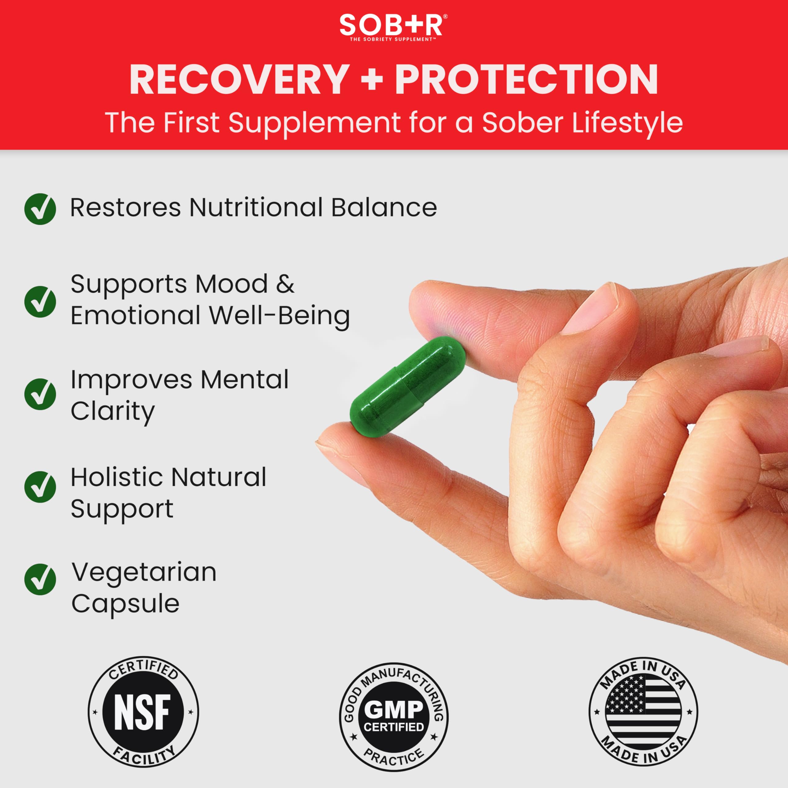 Amazon.com: SOB+R Suplemento Natural de Recuperación de Drogas
