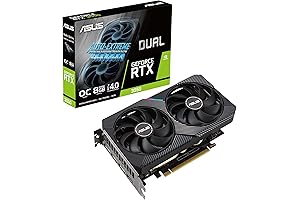 ASUS Dual NVIDIA GeForce RTX 3050 OC Edition Gaming Graphics Card