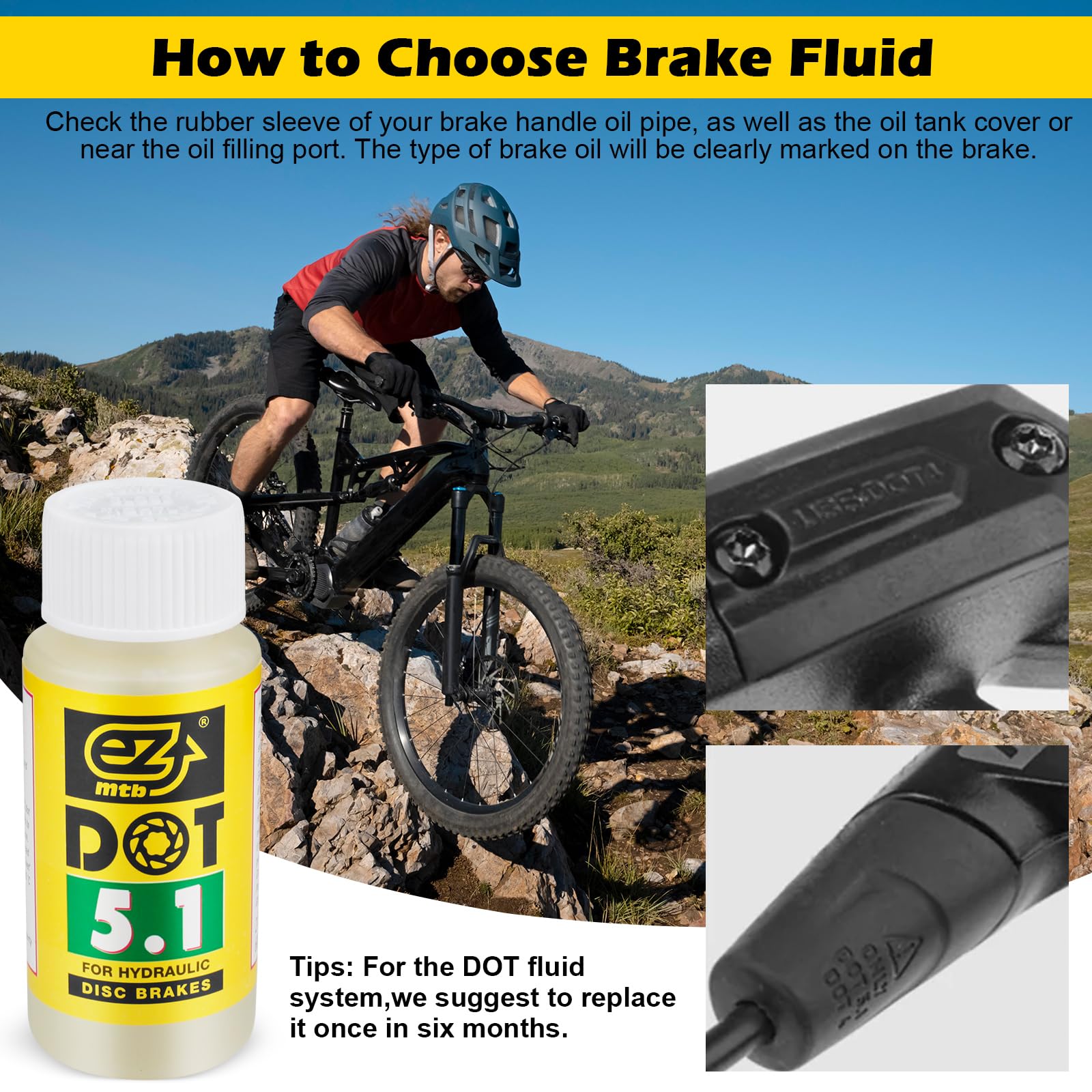 Yiezio Bremsenentlüftungsset Für SRAM - Hydraulik-Bremsen Wartungskit