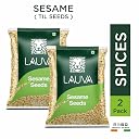 LAUVA Natural Til White Hulled I White Sesame Seeds I Tal I Indian Spices - 1 Kg, Pack Of (2X500G) gallery image