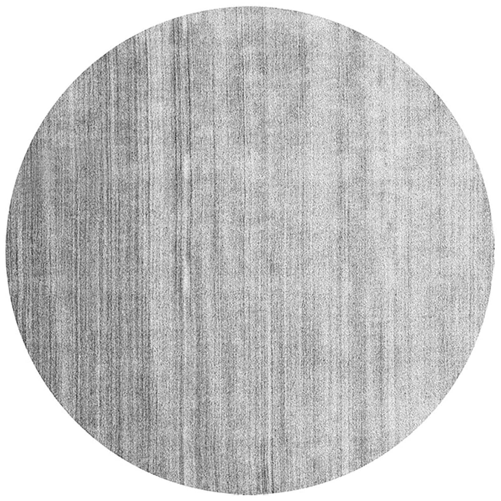 Tapis rond gris moderne et lavable pour un entretien de sol sans effort