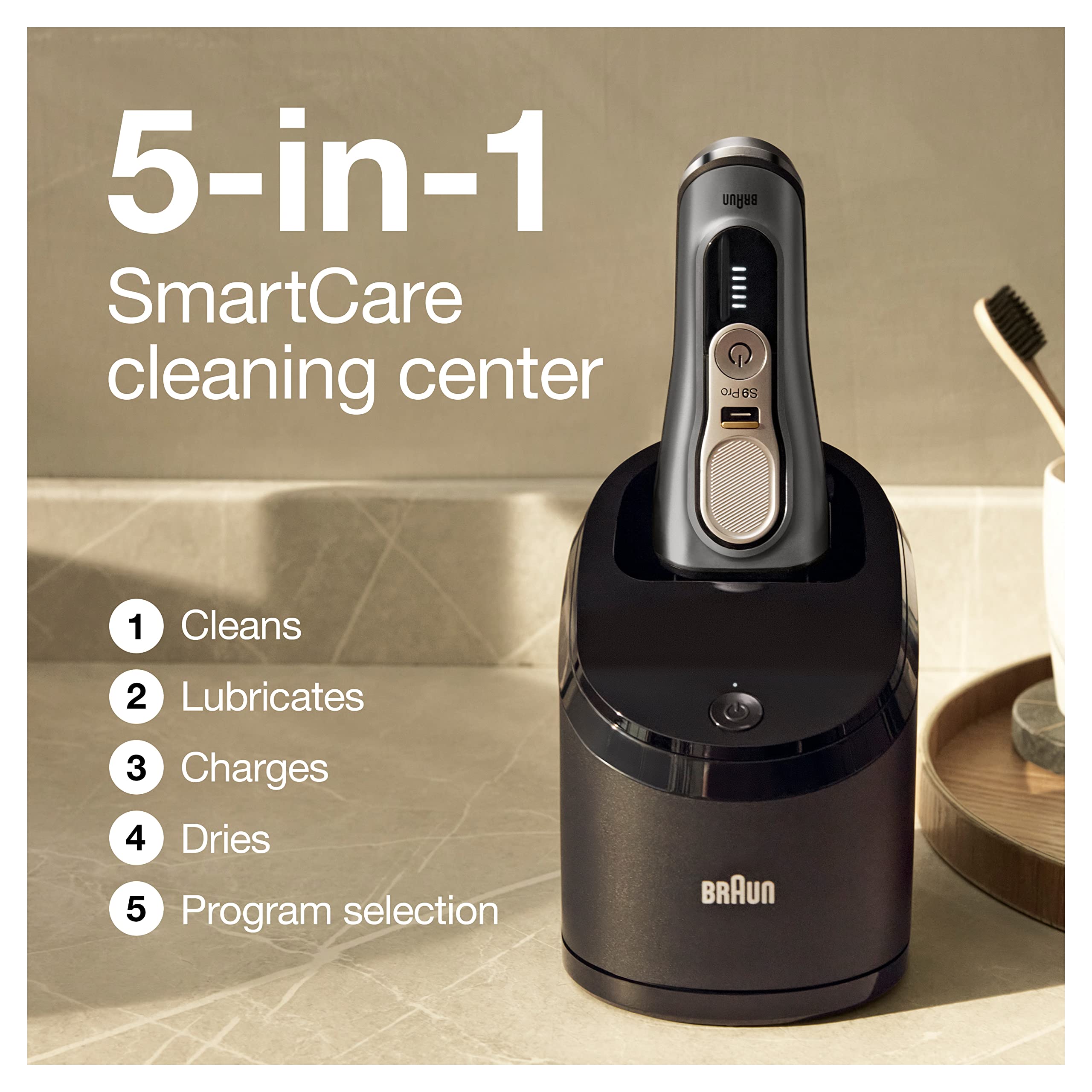 Braun Series 9 Pro 9465cc Rechargeable Wet & Dry Shaver.