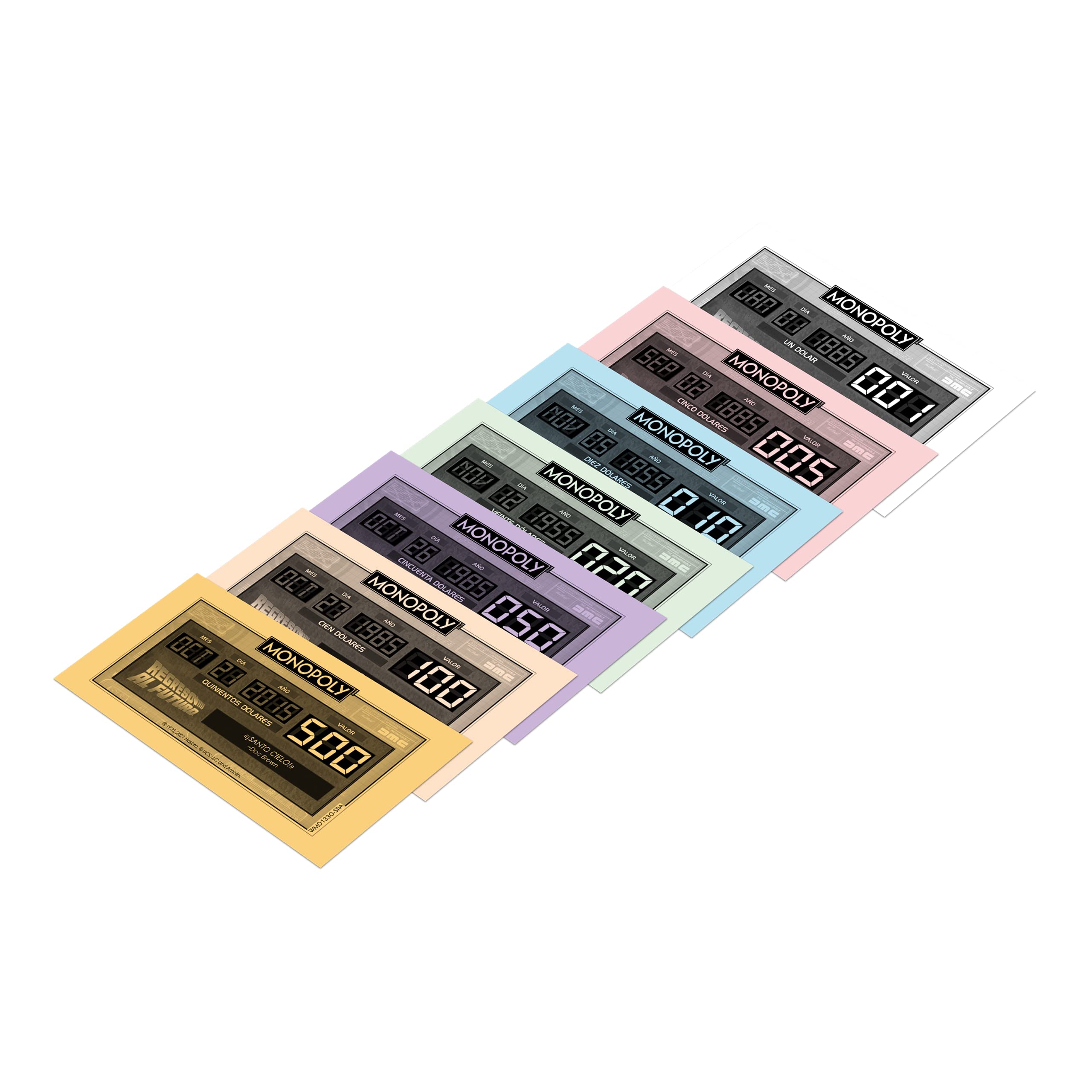 Monopoly Regreso al Futuro - Juego de Mesa de Las Propiedades Inmobiliarias - Versión en Castellano