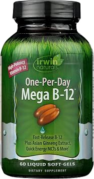 Irwin Naturals Quick Release B-12 Extra Cellular Energy Support | 60 Count