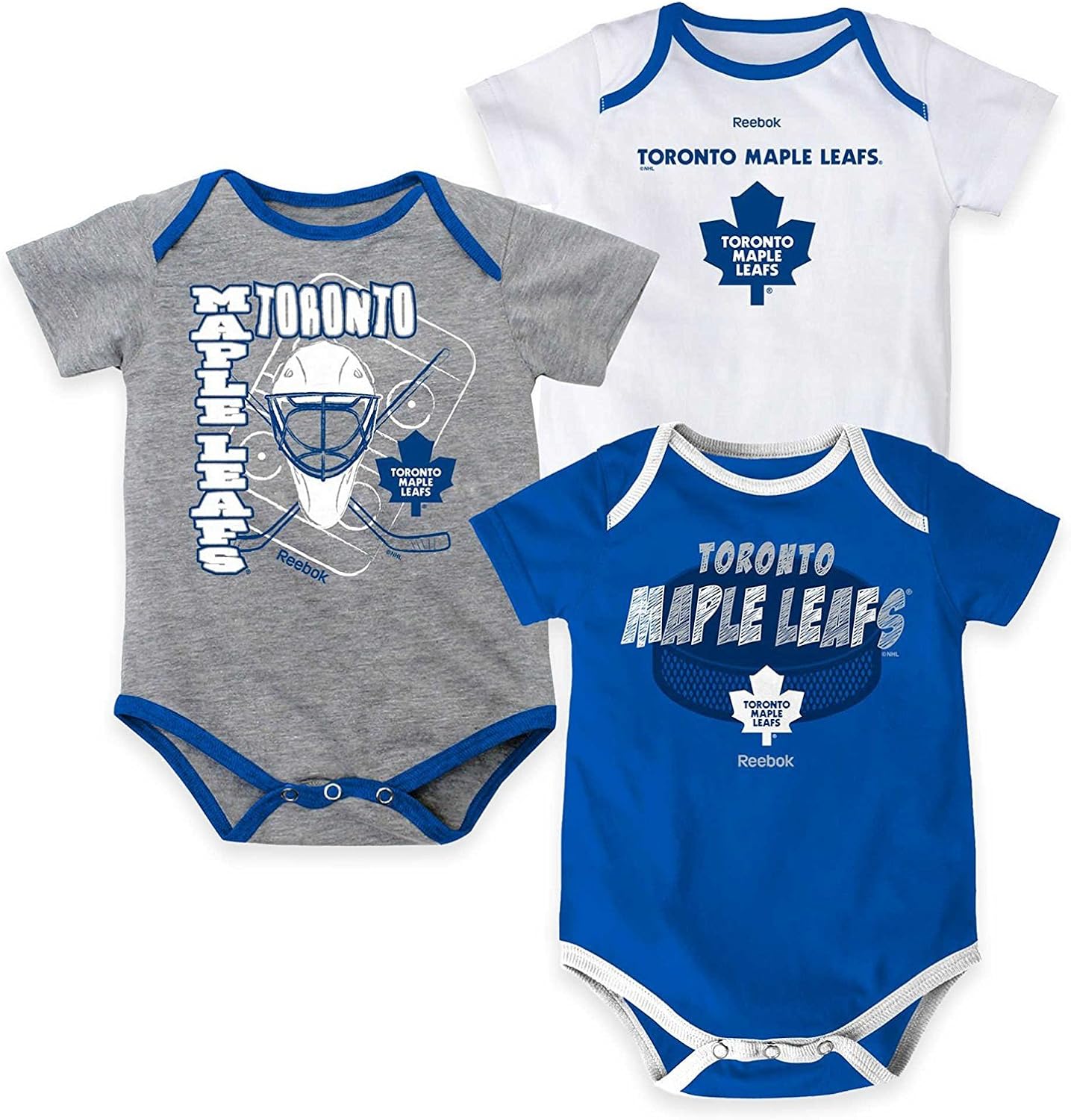 Toronto Maple Leafs Reebok 3 Point Spread 3 Piece Newborn