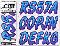 Vista 21 de Stiffie Whipline - Calcomanías de identificación alfanuméricas, adhesivos de números de registro para barcos y embarcaciones personales