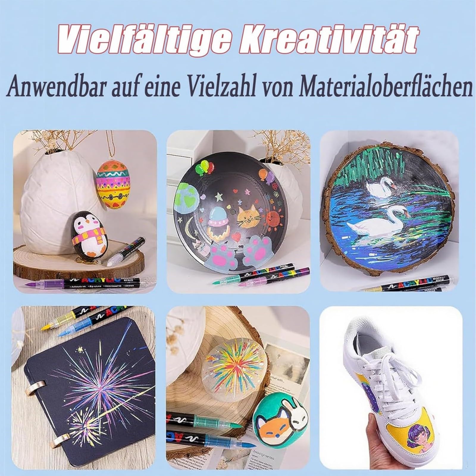 Schwarz Textilstift,Waschmaschinenfest,Weicher Stift,Zum Malen auf Stoff,Permanent Stoff Stifte, Acrylstifte Stift,Wasserfeste Textilfarbstifte,Textilmarker für T-Shirt,Stoffbeutel Basteln(Schwarz)