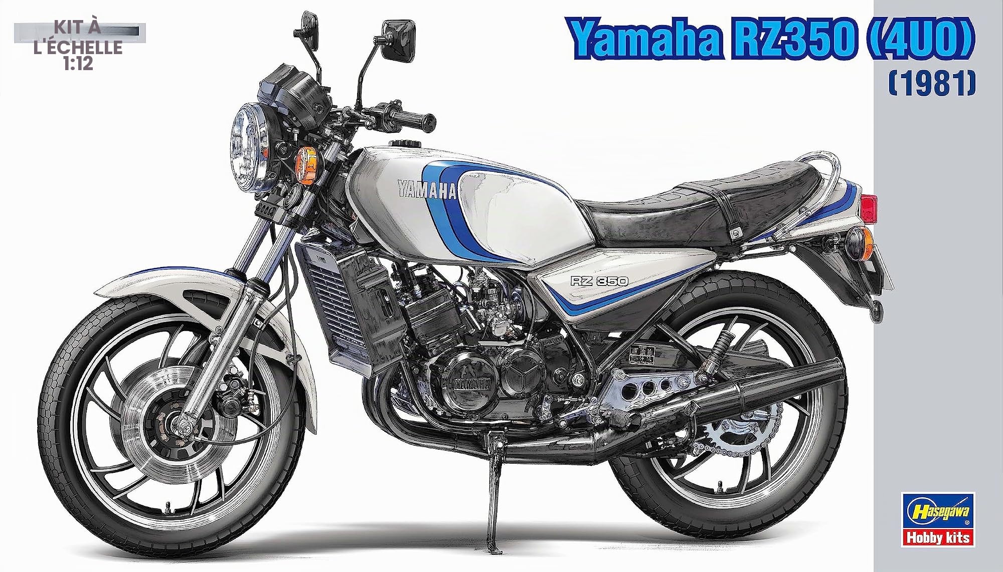 Hasegawa BK15 1/12 Yamaha RZ350 1981 Kit de modélisme, multicolore