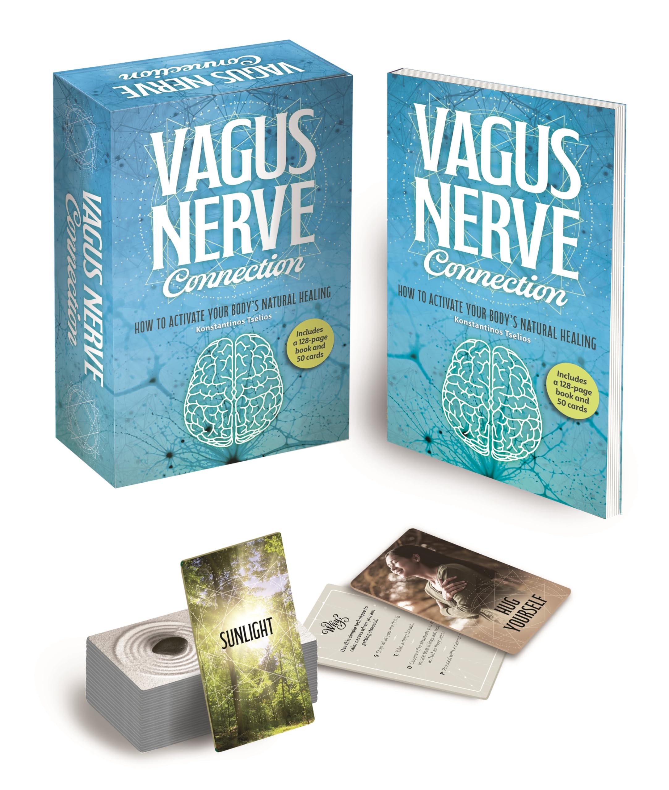 Vagus Nerve Connection Book & Card Deck: How to Activate Your Body’s Natural Healing (Arcturus Inspiration Kits)