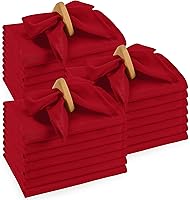 Vista 56 de Utopia Home Servilletas de tela blanca (paquete de 12, 17 x 17 pulgadas), servilletas de cena ideales para fiestas, bodas y almuerzos/cenas