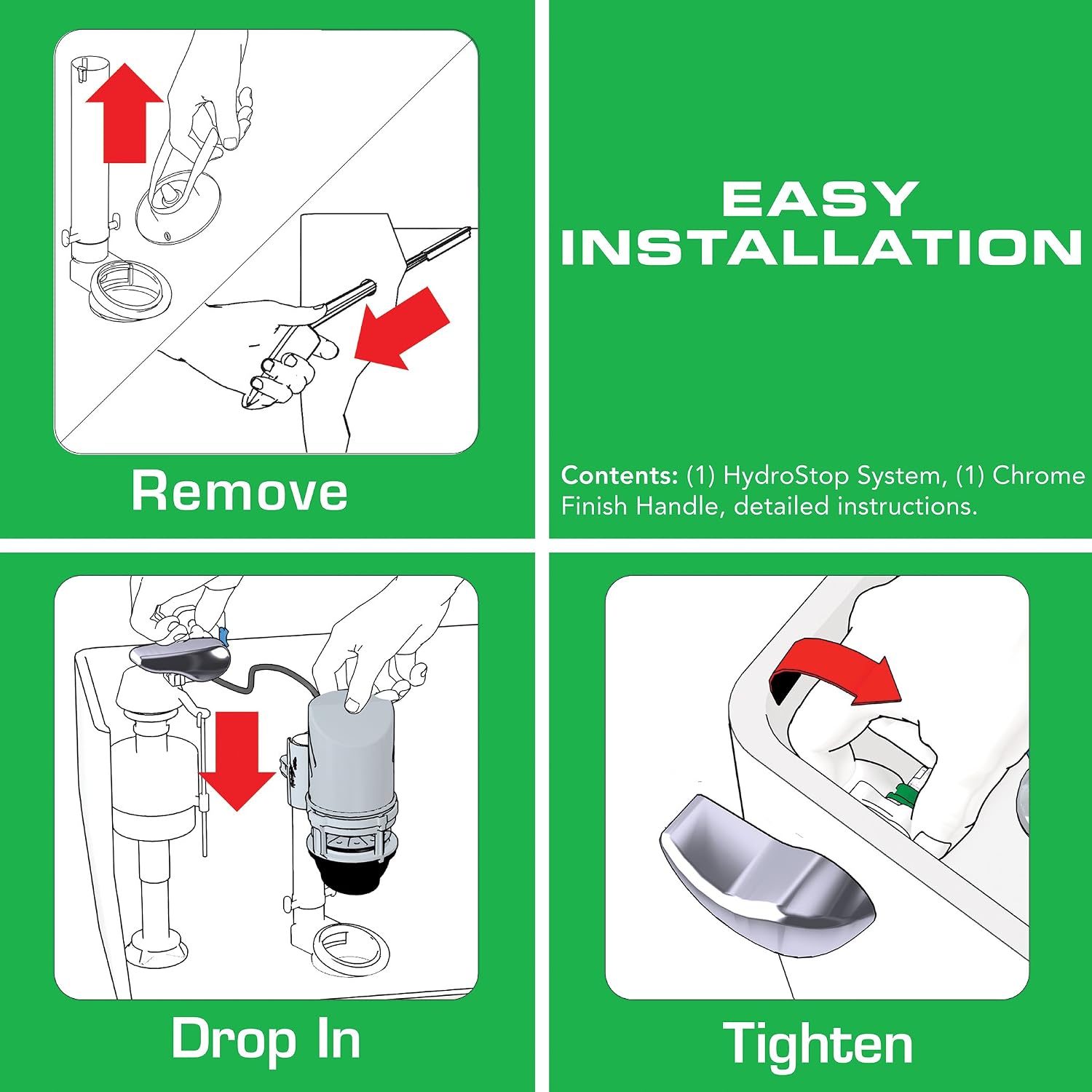 Danco FLT231T Alternative Toilet Tank Flapper Replacement, Black
