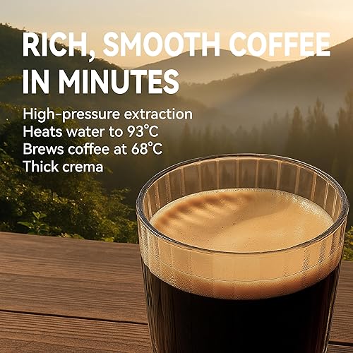 Miniatura 5 de Cafetera eléctrica portátil de café expreso, cafetera de viaje para campamento, cafetera de auto con calentamiento automático con USB-C, con café