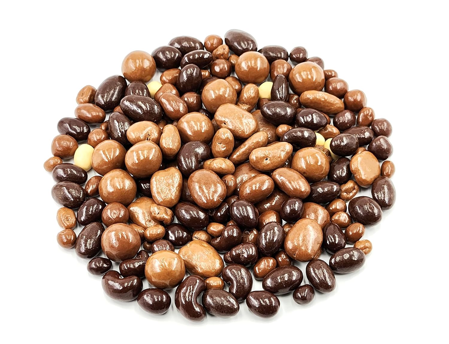 Premium Chocolate Bridge Mix, Assortment of Almonds