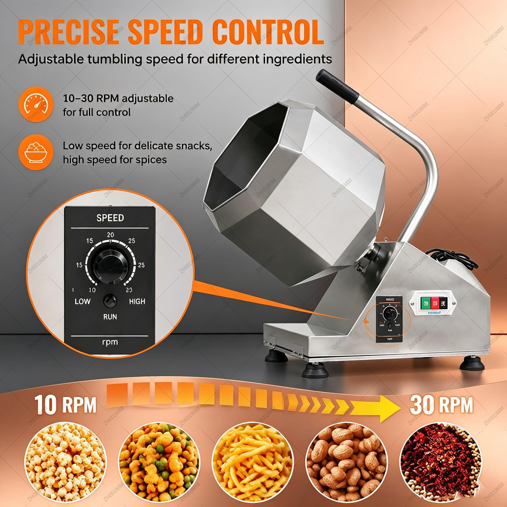 Komercyjna Masownica Do żYwnośCi (400 W / 500 W / 600 W / 800 W) 7L