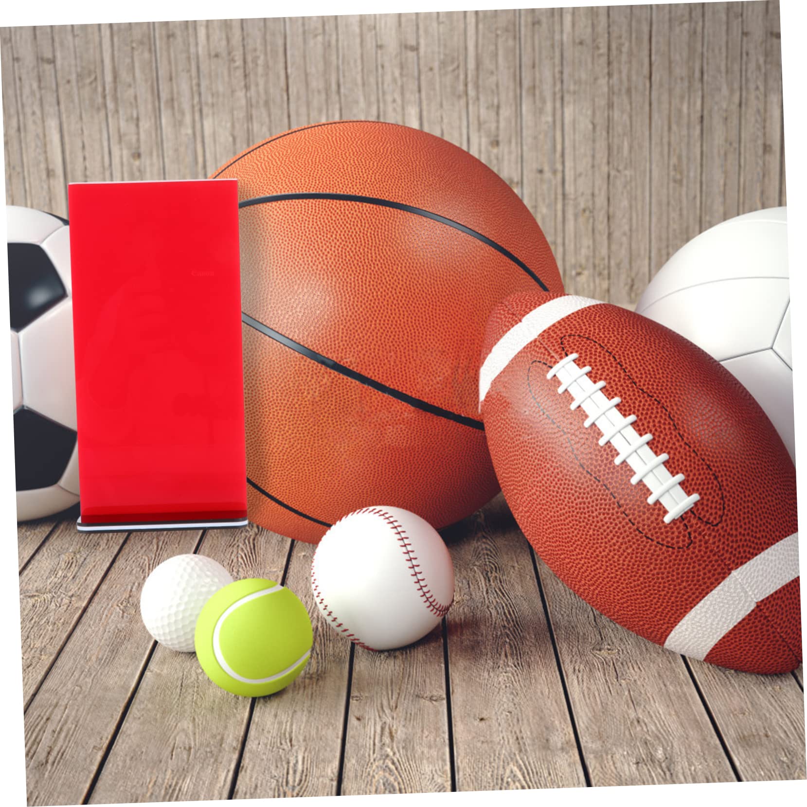 WOONEKY Tabellone Penalità per Basket in Acrilico Rosso Frecce Convertibili, Facile da Usare, Accessorio Professionale per Giochi e Competizioni di Pallacanestro