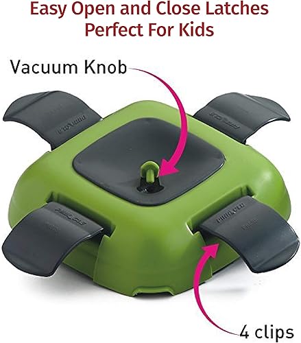 Miniatura 8 de Lonchera con aislamiento Pinnacle a prueba de fugas para adultos y niños, contenedor térmico con nueva válvula de liberación de calor, 16 onzas,