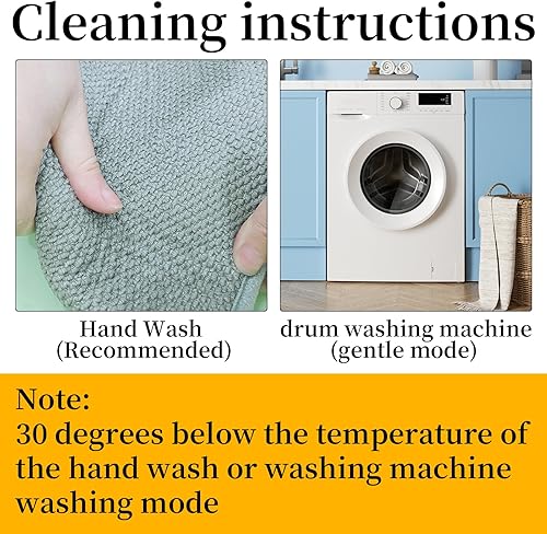 Miniatura 5 de 3 tapetes de secado de platos XXL grandes, 24 x 18 pulgadas, almohadilla de secado súper absorbente de microfibra segura, alfombrillas de secado de